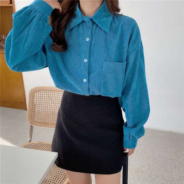 2021 retro veludo camisas roupas inverno das mulheres manga longa camisa feminina slido elegante azul boto hb2r, White
2021 retro veludo camisas roupas inverno das mulheres manga longa camisa feminina slido elegante azul boto hb2r, White