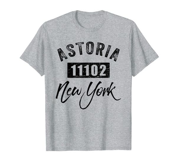astoria ny 11102 queens hometown tourist souvenir zip code t-shirt, White;black