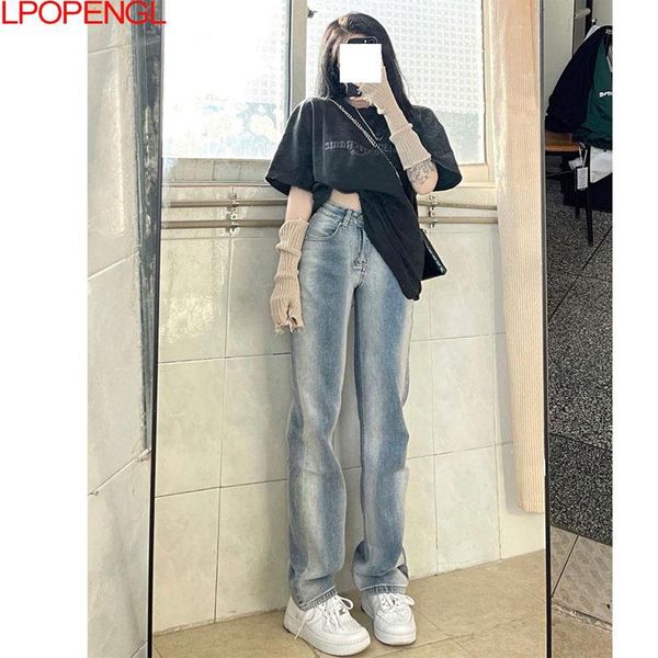 women's jeans autumn retro high-waist straight-leg 2021 casual fashion harajuku cotton blue street apparel mopping trousers
women's jeans autumn retro high-waist straight-leg 2021 casual fashion harajuku cotton blue street apparel mopping trousers