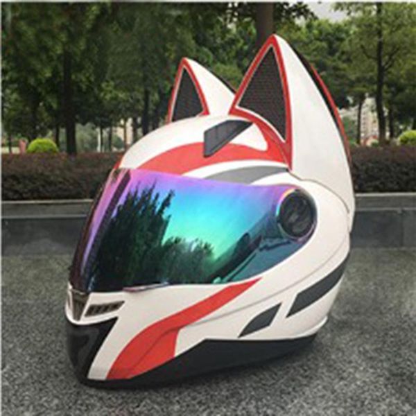 motorcycle helmets 2021 lovely cat ears helmet black racing antifog personality design full face capacete casco
motorcycle helmets 2021 lovely cat ears helmet black racing antifog personality design full face capacete casco