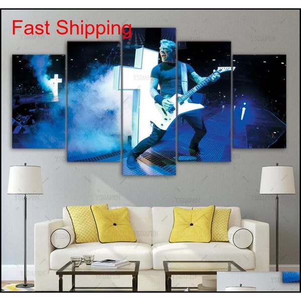 modern art home wall decor decorative 5 panel metallica band guitar pictures hd print painting on can qylaqu garden2010
modern art home wall decor decorative 5 panel metallica band guitar pictures hd print painting on can qylaqu garden2010