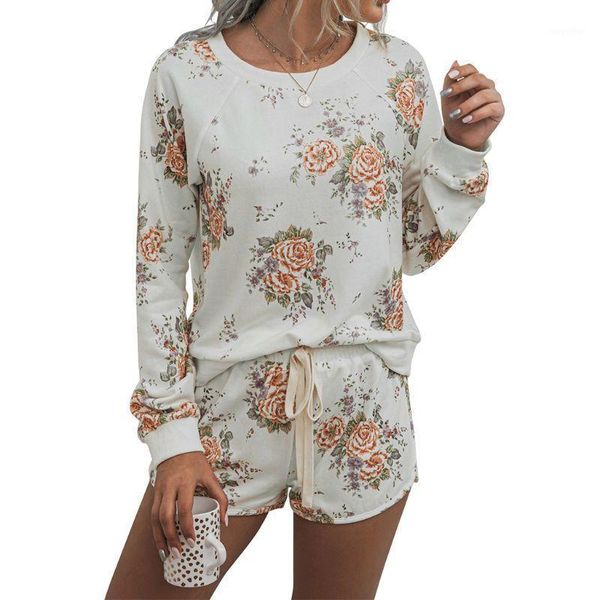 women tie-dye leopard pajamas set long sleeve o-neck shorts loose loungewear 63hc women's tracksuits, Gray
women tie-dye leopard pajamas set long sleeve o-neck shorts loose loungewear 63hc women's tracksuits, Gray