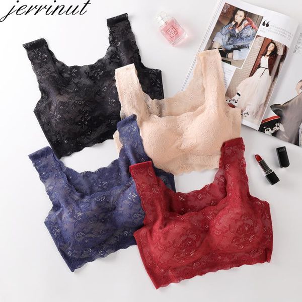 jerrinut lace push up bra full cup thin underwear seamless bra wireless sleep bras for women comfortable femme brassiere, Red;black
jerrinut lace push up bra full cup thin underwear seamless bra wireless sleep bras for women comfortable femme brassiere, Red;black