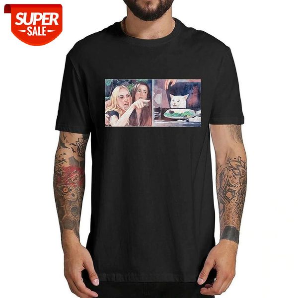 sunfiz yf funny ugly angry women yelling at confused cat at dinner table men t-shirt 100% cotton round neck tee #bq5x, White;black
sunfiz yf funny ugly angry women yelling at confused cat at dinner table men t-shirt 100% cotton round neck tee #bq5x, White;black