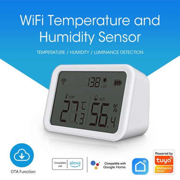 smart home control neo coolcam tuya wifi temperature and humidity sensor luminance detector indoor hygrometer thermometer with lcd display
smart home control neo coolcam tuya wifi temperature and humidity sensor luminance detector indoor hygrometer thermometer with lcd display