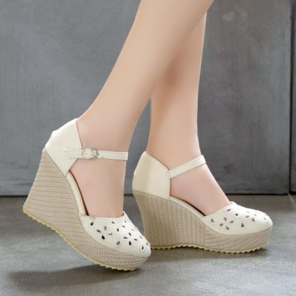 fanyuan patchwork women sandals wedges shoes buckle thick bottom women shoes daily outdoor casual soft footwear size 33-43, Black
fanyuan patchwork women sandals wedges shoes buckle thick bottom women shoes daily outdoor casual soft footwear size 33-43, Black