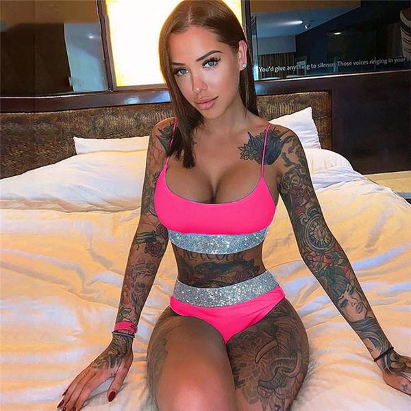 shiny crystal diamonds high waist tankini backless crop panty women skinny summer seaside two piece swimsuits 2021
shiny crystal diamonds high waist tankini backless crop panty women skinny summer seaside two piece swimsuits 2021