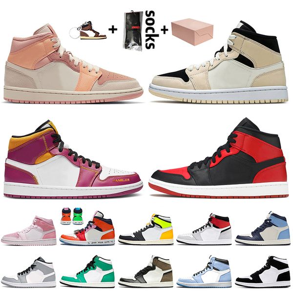with box 2021 new womens mens jumpman 1 1s basketball shoes mid atomic orange barely familia banned high og volt twist trainers sneakers
with box 2021 new womens mens jumpman 1 1s basketball shoes mid atomic orange barely familia banned high og volt twist trainers sneakers