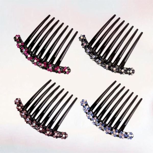 hair brushes 1pc crystal combs temperament flower jewelry inserted comb accessories for girls (random color), Silver
hair brushes 1pc crystal combs temperament flower jewelry inserted comb accessories for girls (random color), Silver