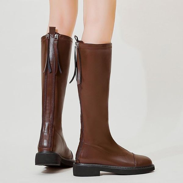 boots shoes flat platform luxury designer thigh high heels zipper boots-women round toe clogs fashion rock med we, Black
boots shoes flat platform luxury designer thigh high heels zipper boots-women round toe clogs fashion rock med we, Black