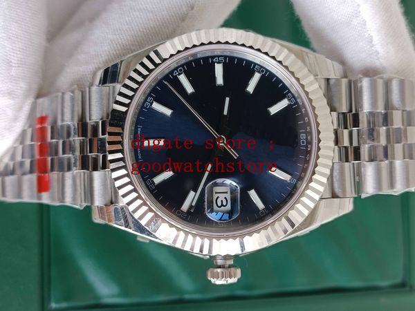 box ew factory v4 men automatic cal.3255 wristwatches 40mm dial blue watch eta perpetual superative date crystal 316l bracelet version watch, Slivery;brown
box ew factory v4 men automatic cal.3255 wristwatches 40mm dial blue watch eta perpetual superative date crystal 316l bracelet version watch, Slivery;brown