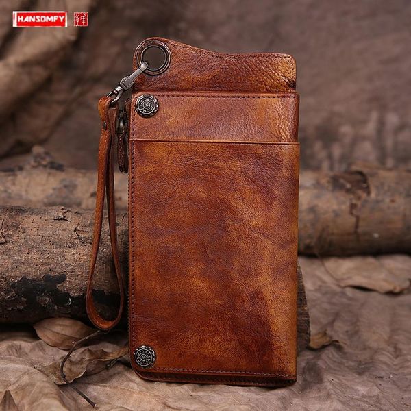 leather distressed long wallet card bag men's wallet card holder purse men large-capacity zipper mobile phone bag leather 2021, Red;black
leather distressed long wallet card bag men's wallet card holder purse men large-capacity zipper mobile phone bag leather 2021, Red;black