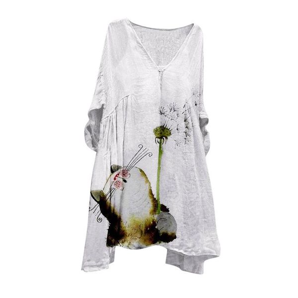 casual dresses sagace woman dress medium length cute cat print long sleeve v neck loose clothes for women party vestidos robe, Black;gray
casual dresses sagace woman dress medium length cute cat print long sleeve v neck loose clothes for women party vestidos robe, Black;gray