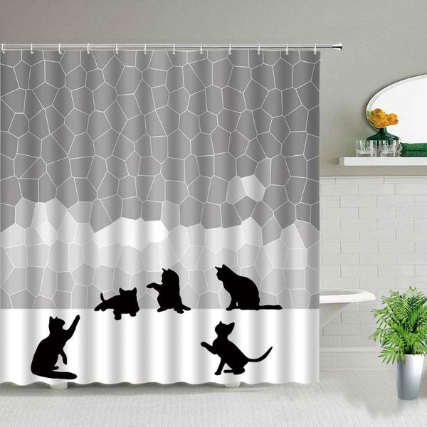 shower curtains modern black cat bohemian geometric pattern bathroom cartoon animal waterproof bathtub decor hanging curtain set
shower curtains modern black cat bohemian geometric pattern bathroom cartoon animal waterproof bathtub decor hanging curtain set