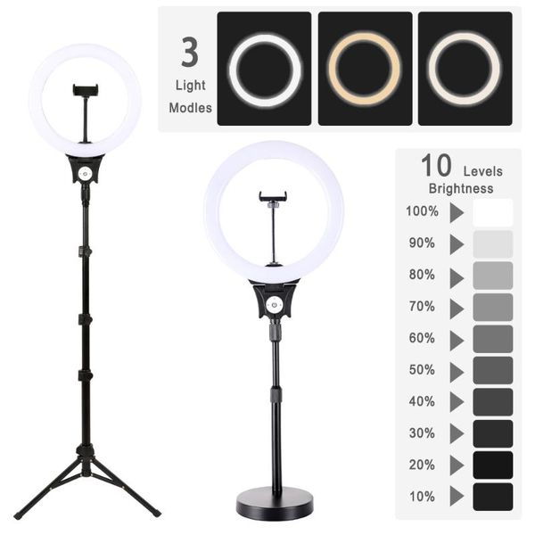 dimmable led ring light 12inch pgraphy selfie lamp with tripod stand makeup video live for tik tok ins
dimmable led ring light 12inch pgraphy selfie lamp with tripod stand makeup video live for tik tok ins