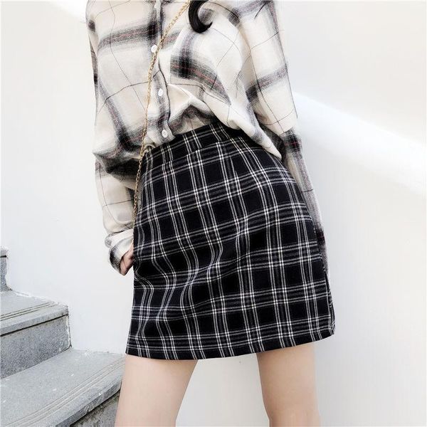 skirts 2021 women's casual kawaii ulzzang plaid high waist a-line skirt female korean harajuku clothing for women, Black
skirts 2021 women's casual kawaii ulzzang plaid high waist a-line skirt female korean harajuku clothing for women, Black