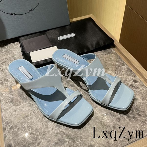 official website 70% off outlet heel slippers sandals brand real leather one strap square toe slides woman summer casual triangle decor, Black
official website 70% off outlet heel slippers sandals brand real leather one strap square toe slides woman summer casual triangle decor, Black