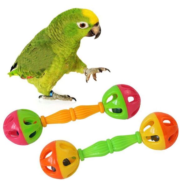 other bird supplies 2 pcs parrot toy rattle birds fun exercise plastic double-headed bell pet toys
other bird supplies 2 pcs parrot toy rattle birds fun exercise plastic double-headed bell pet toys