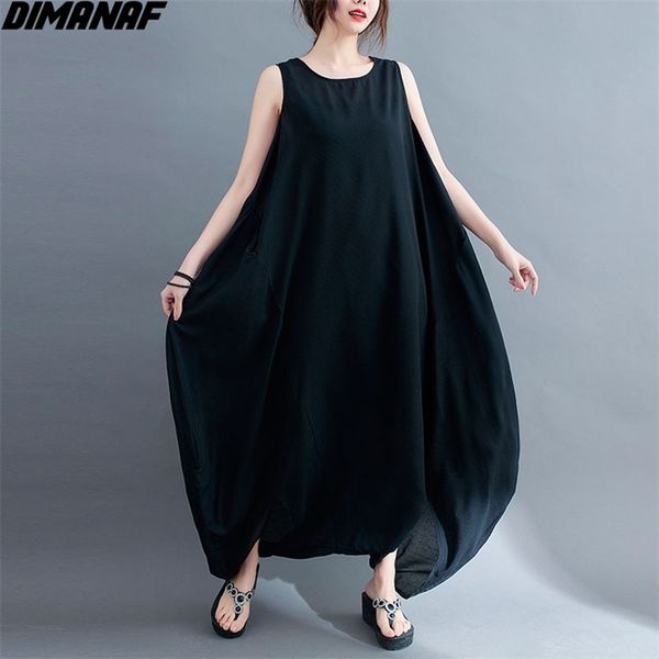 plus size women dress female sundress vintage solid big maxi korean elegant sleeveless vest black summer 210531, Black;gray
plus size women dress female sundress vintage solid big maxi korean elegant sleeveless vest black summer 210531, Black;gray