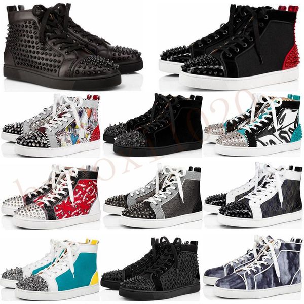 luxury designers shoes high women mens designer shooes genuine leather red bottom spikes shoe loafers trainers platform sneakers, Black
luxury designers shoes high women mens designer shooes genuine leather red bottom spikes shoe loafers trainers platform sneakers, Black