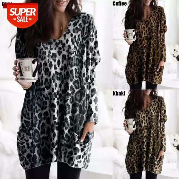 autumn winter leopard print long sleeve casual t-shirt 2020 new women's fashion casual v-neck pocket long pullover plus size #aw8v, White
autumn winter leopard print long sleeve casual t-shirt 2020 new women's fashion casual v-neck pocket long pullover plus size #aw8v, White