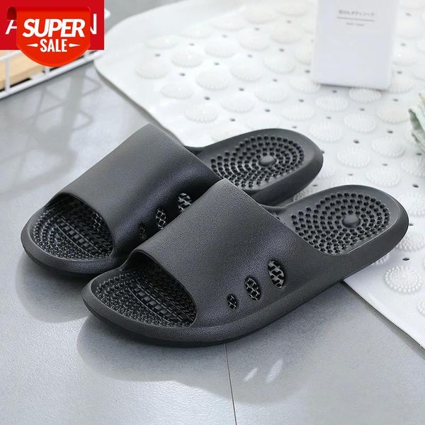 asifn massage men's slippers bathroom summer flip flops male eva home style non-slip indoor house slides men zapatos de hombre #mb8d, Black
asifn massage men's slippers bathroom summer flip flops male eva home style non-slip indoor house slides men zapatos de hombre #mb8d, Black