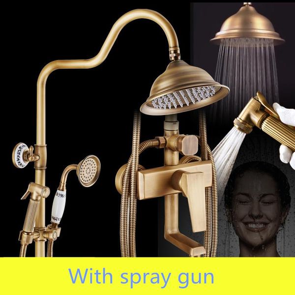 bathroom shower sets system, wall mounted faucet set for with high pressure 8" rain head brushed brass
bathroom shower sets system, wall mounted faucet set for with high pressure 8" rain head brushed brass