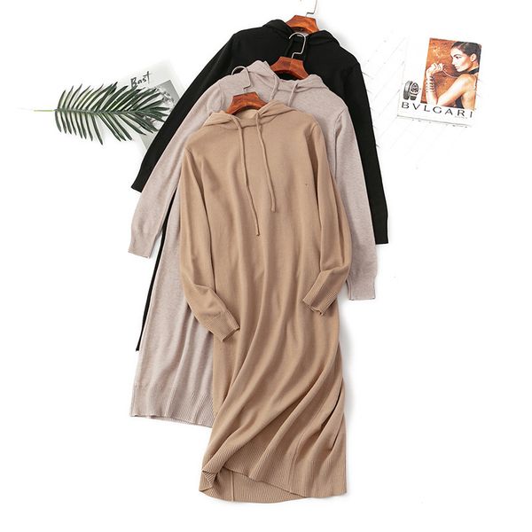 2021 new casual hooded maix women straight sweater autumn winter loose long thick female oversize girl knit hi9h, Black;gray
2021 new casual hooded maix women straight sweater autumn winter loose long thick female oversize girl knit hi9h, Black;gray