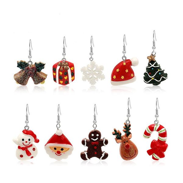 dangle & chandelier christmas gifts cute cartoon dripping oil pendant earrings color creative santa claus elk ear ornaments holiday party, Silver
dangle & chandelier christmas gifts cute cartoon dripping oil pendant earrings color creative santa claus elk ear ornaments holiday party, Silver