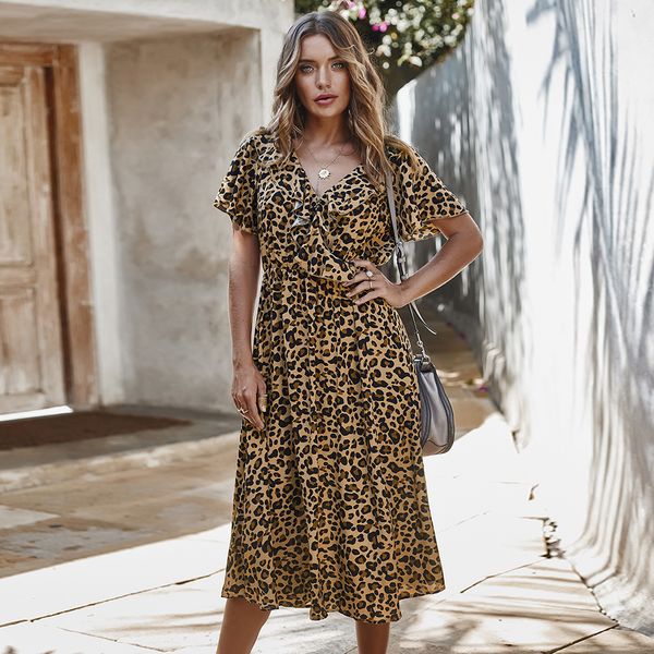 spring summer ladies elegant mid-calf leopard print women 2021 new temperament a-line lotus leaf collar high waist wfko, Black;gray
spring summer ladies elegant mid-calf leopard print women 2021 new temperament a-line lotus leaf collar high waist wfko, Black;gray