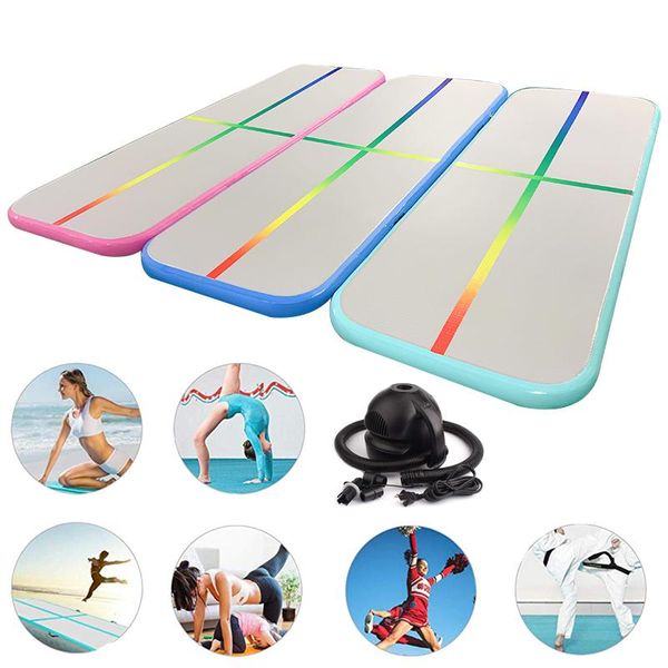 yoga mats indoor gym mat 1/2/3m air track tumbling inflatable bouncer gymnastics floor trampoline with pump for home use
yoga mats indoor gym mat 1/2/3m air track tumbling inflatable bouncer gymnastics floor trampoline with pump for home use