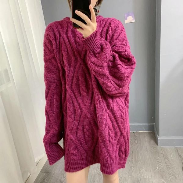 autumn winter women sweater round neck fashion soild color female long sleeve loose lazy style casual pullovers kintted women's sweater, White;black
autumn winter women sweater round neck fashion soild color female long sleeve loose lazy style casual pullovers kintted women's sweater, White;black