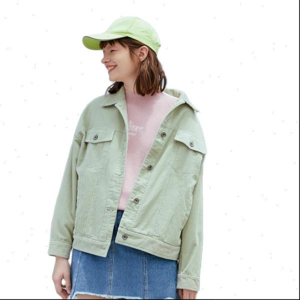 jacket women 2021 autumn new corduroy cotton jacket lapel loose tooling jacket turn down collar spring coat for woman, Black;brown
jacket women 2021 autumn new corduroy cotton jacket lapel loose tooling jacket turn down collar spring coat for woman, Black;brown