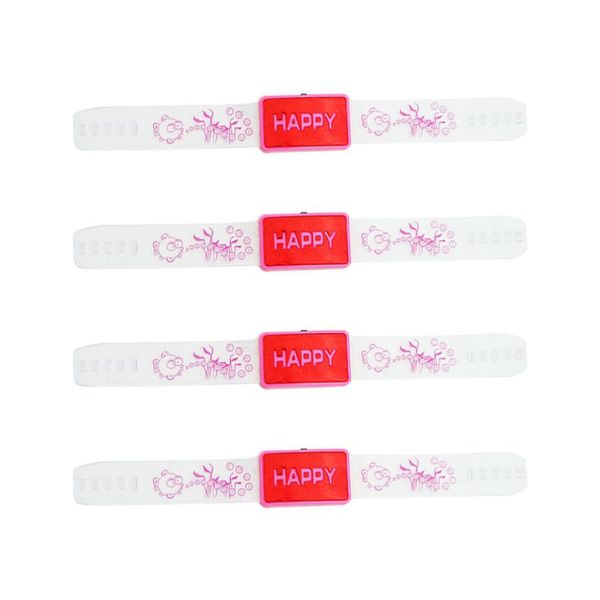 party decoration 4pcs luminous bracelet led flash concert (random color) 
party decoration 4pcs luminous bracelet led flash concert (random color)