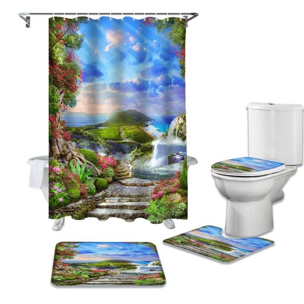 shower curtains colorful mountains plants flowers sea durable waterproof curtain set bathroom rugs carpet toilet seat cover pad floor mat
shower curtains colorful mountains plants flowers sea durable waterproof curtain set bathroom rugs carpet toilet seat cover pad floor mat