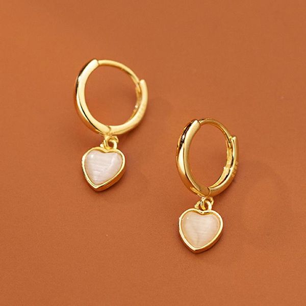 hoop & huggie 925 sterling silver love heart earrings women exquisite opal ear piercing jewelry antiallergic, Golden;silver
hoop & huggie 925 sterling silver love heart earrings women exquisite opal ear piercing jewelry antiallergic, Golden;silver
