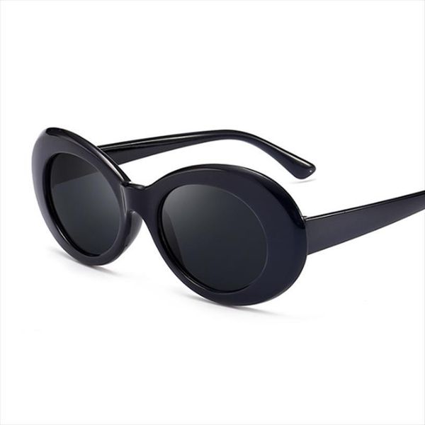 vintage oval round sunglasses women brand designer female male black white mirror kurt cobain glasses oculos de sol, White;black
vintage oval round sunglasses women brand designer female male black white mirror kurt cobain glasses oculos de sol, White;black
