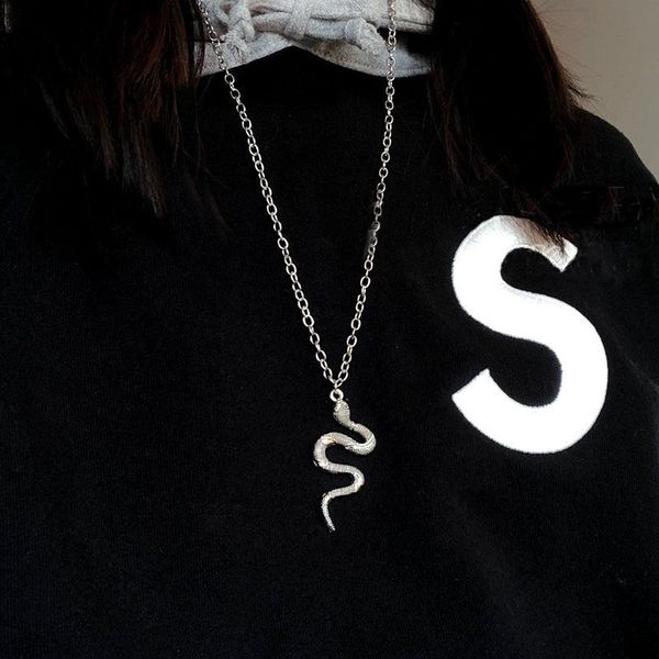 chains fashion engraved snake pendants necklace for women steampunk alloy 3d cross long jewelry men/women wholesale, Silver
chains fashion engraved snake pendants necklace for women steampunk alloy 3d cross long jewelry men/women wholesale, Silver