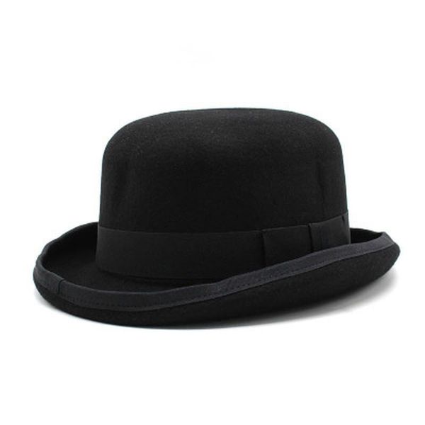 wide brim hats wool fedoras hat autumn winter men gentlemen short british style solid black felt wedding formal jazz caps, Blue;gray
wide brim hats wool fedoras hat autumn winter men gentlemen short british style solid black felt wedding formal jazz caps, Blue;gray