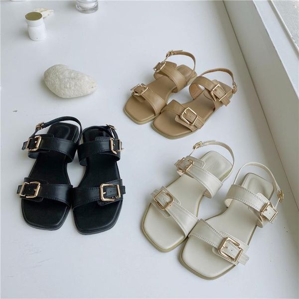 sandals korean version of pregnant women's for women to wear one button in summer, Black
sandals korean version of pregnant women's for women to wear one button in summer, Black