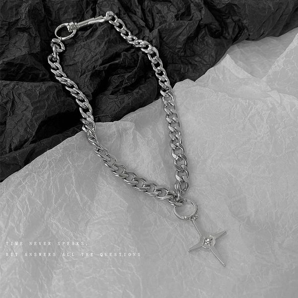 xianlan077 the european and american wind sweet cool metal chain cross necklace set auger hip-hop web celebrity female niche desig, Silver
xianlan077 the european and american wind sweet cool metal chain cross necklace set auger hip-hop web celebrity female niche desig, Silver