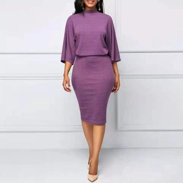 casual dresses 2021 women dress o neck 3/4 sleeve plus size 5xl solid bodycon ladies work business, Black;gray
casual dresses 2021 women dress o neck 3/4 sleeve plus size 5xl solid bodycon ladies work business, Black;gray