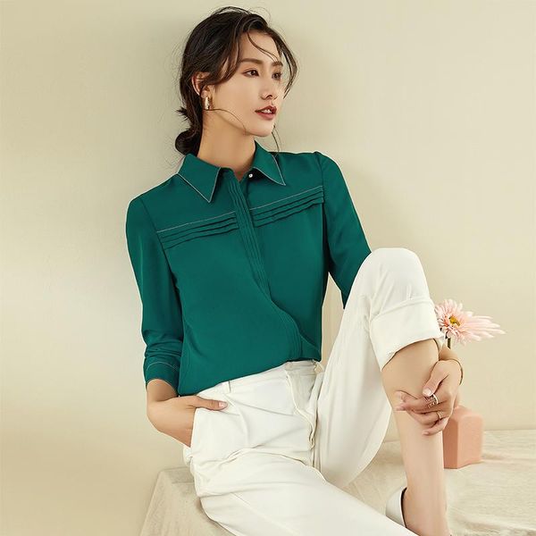 women's knits & tees shirt design sense non-mainstream 2021 spring and autumn elegance retro casual loose long sleeve chiffon top, White
women's knits & tees shirt design sense non-mainstream 2021 spring and autumn elegance retro casual loose long sleeve chiffon top, White