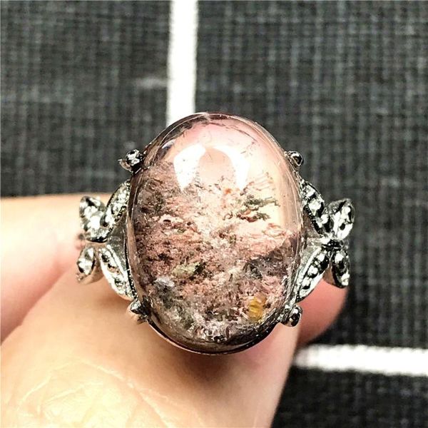 cluster rings 16x12mm natural ghost phantom quartz crystal ring jewelry for woman lady man round beads garden silver adjustable, Golden;silver
cluster rings 16x12mm natural ghost phantom quartz crystal ring jewelry for woman lady man round beads garden silver adjustable, Golden;silver