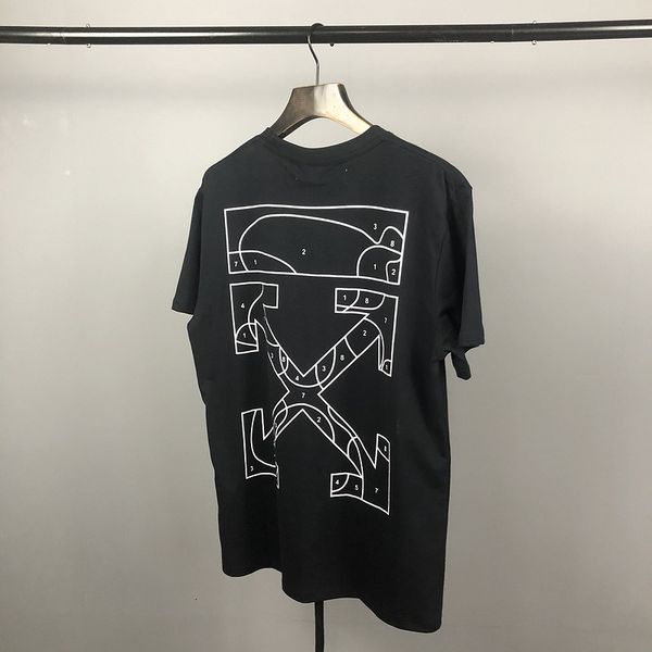 the new summer 2020 spring new men's and women's arrow line printed round neck short sleeve t-shirt, White;black
the new summer 2020 spring new men's and women's arrow line printed round neck short sleeve t-shirt, White;black