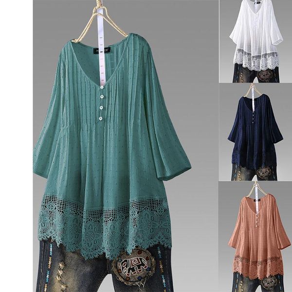 women's blouses & shirts 2021 high grade chiffon shirt spring summer fashion lace, White
women's blouses & shirts 2021 high grade chiffon shirt spring summer fashion lace, White