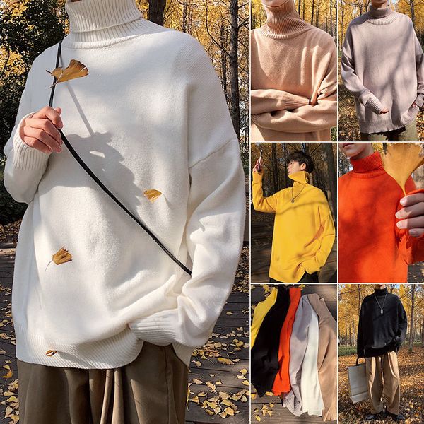 privathinker 2021 men's solid color winter new woman fashion turtleneck sweater korean streetwear man pullovers jh91, White;black
privathinker 2021 men's solid color winter new woman fashion turtleneck sweater korean streetwear man pullovers jh91, White;black