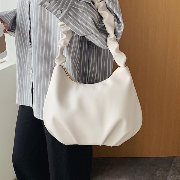 evening bags soft leather female shoulder bag designer pleated cloud dumpling casual tote handbag women wild simple solid color hobo
evening bags soft leather female shoulder bag designer pleated cloud dumpling casual tote handbag women wild simple solid color hobo