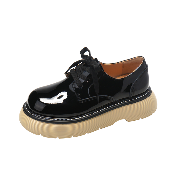 021 spring shoes autumn platform shoes retro women patent leather girls daily casual loafers shoes thick bottom foot round head, Black
021 spring shoes autumn platform shoes retro women patent leather girls daily casual loafers shoes thick bottom foot round head, Black