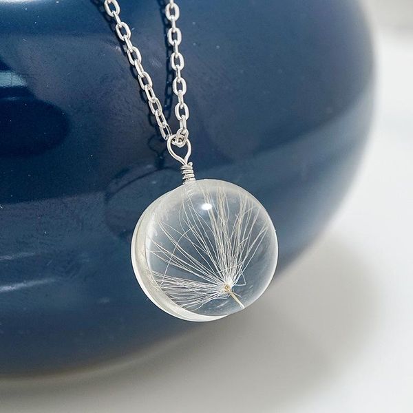 pendant necklaces s925 sterling silver dandelion dried flower women's necklace crystal glass ball clavicle chain jewelry accessories gi
pendant necklaces s925 sterling silver dandelion dried flower women's necklace crystal glass ball clavicle chain jewelry accessories gi